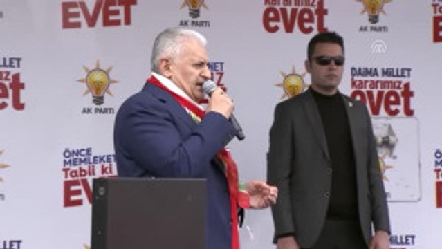 Başbakan Yıldırım: Güçlü Türkiye Güçlü Yönetim Için Evet