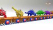 Learn Colors with Dinosaurs Wooden Train for Kids _ Colors LeaGDFHHrnin