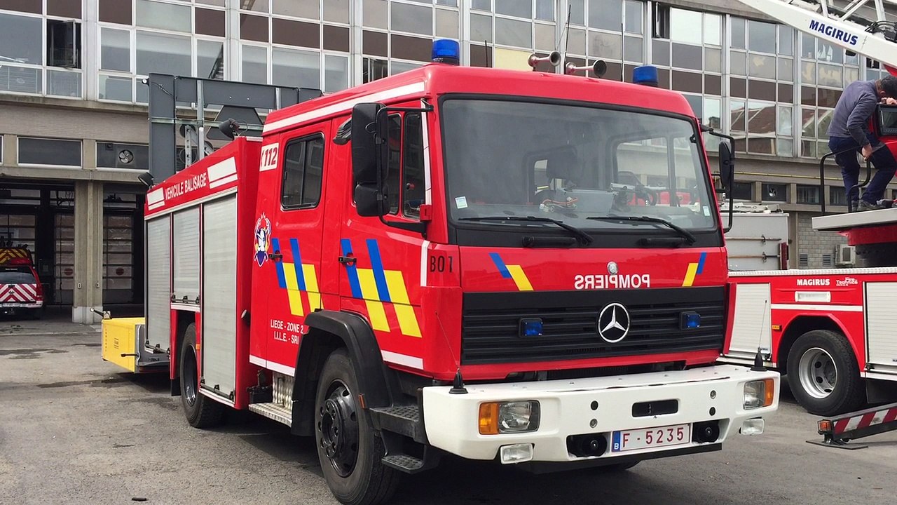 Un nouveau véhicule de balisage pour les pompiers de Liège (1)