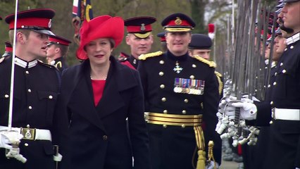 PM inspects Sandhurst graduates to sounds of Star Wars
