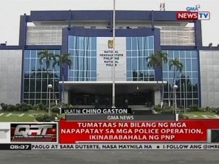 Tumataas na bilang ng mga napapatay sa mga police operations, ikinababahala ng PNP