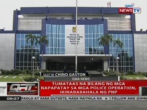 Tumataas na bilang ng mga napapatay sa mga police operations, ikinababahala ng PNP