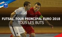 Futsal, Tour Principal Euro 2018, tous les buts