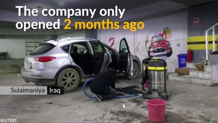 Challenging Stereotypes In Iraq, One Car Wash At A Time