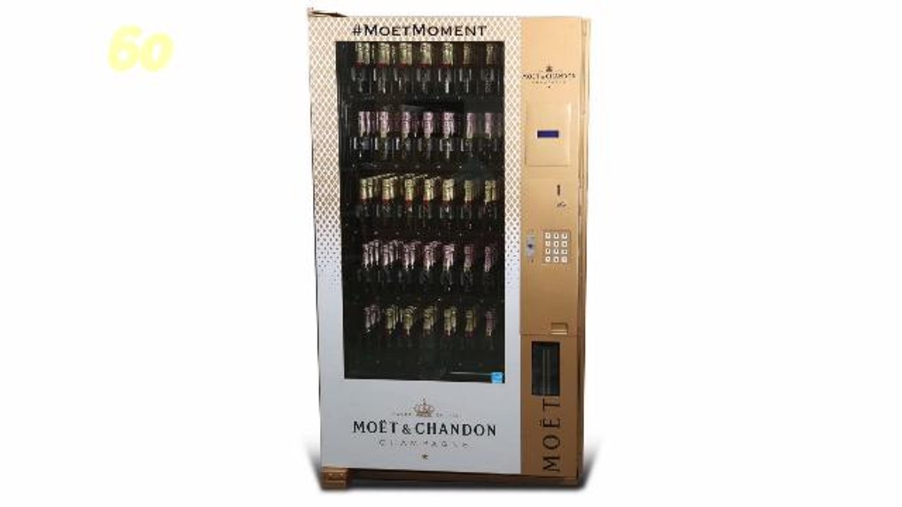 Champagne Vending Machine, Where Have You Been All Our Lives?