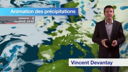 Prévisions météo pour la journée du Vendredi 14 Avril