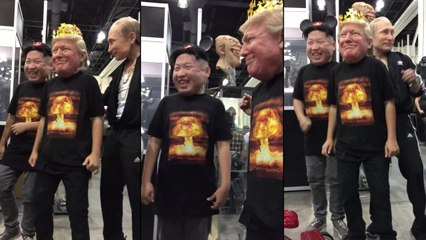 Kim Jong-un, Trump et Poutine dansent sur Uptown Funk