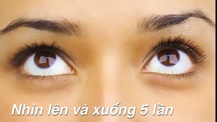 Bài tập thể dục cho mắt để cải thiện tầm nhìn.