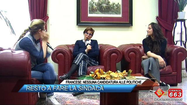 FRANCESE: NESSUNA CANDIDATURA ALLE POLITICHE RESTO A FARE LA SINDACA