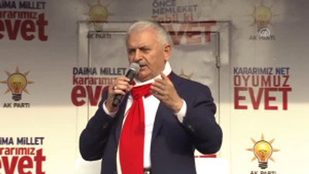 Başbakan Yıldırım: Bugünün Türkiye'sinde Güven Var, Istikrar Var Terörle Etkin Mücadele Var