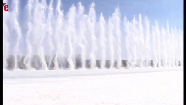 Une rivière chinoise dégelée à l’aide d’explosifs