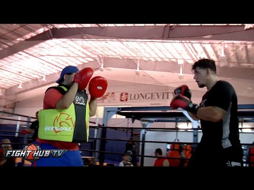 Frank Mir vs. Todd Duffee full video- Mir boxing workout video feat Ana Julaton