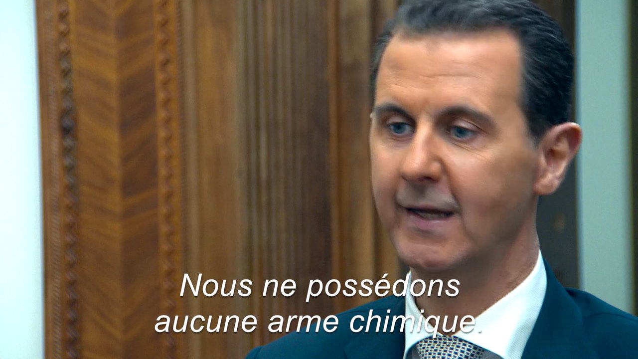 Bachar al-Assad : "Nous ne possédons pas d'armes chimiques"