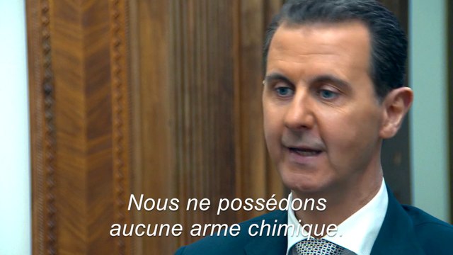 Bachar al-Assad : Nous ne possédons pas d'armes chimiques