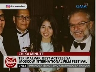 24 Oras: Teri Malvar, best actress sa Moscow International Film Festival