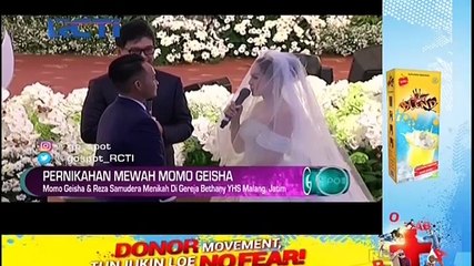 Pernikahan Mewah Momo Geisha dan Reza Samudera