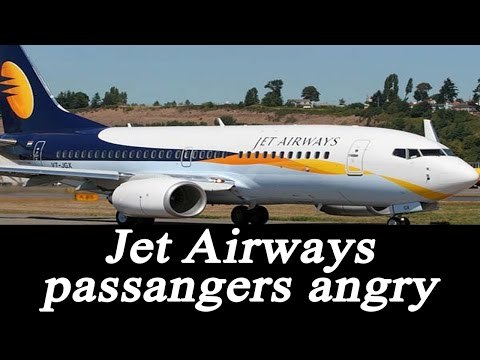 Jet Airways flight passengers unhappy with carrier's arrangements, Watch video | Oneindia News