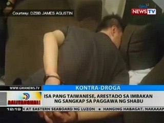 Isa pang Taiwanese, arestado sa imbakan ng sangkap sa paggawa ng shabu