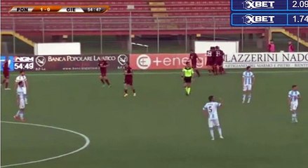 Ricardo Calcagni GOAL HD Pontedera 1-0 Giana Erminio 13.04.2017