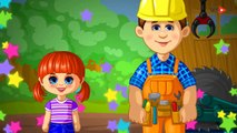 Th Truck, Crane and Excavator - Diggers and Builder - Vehicle & Car Cartoons for child