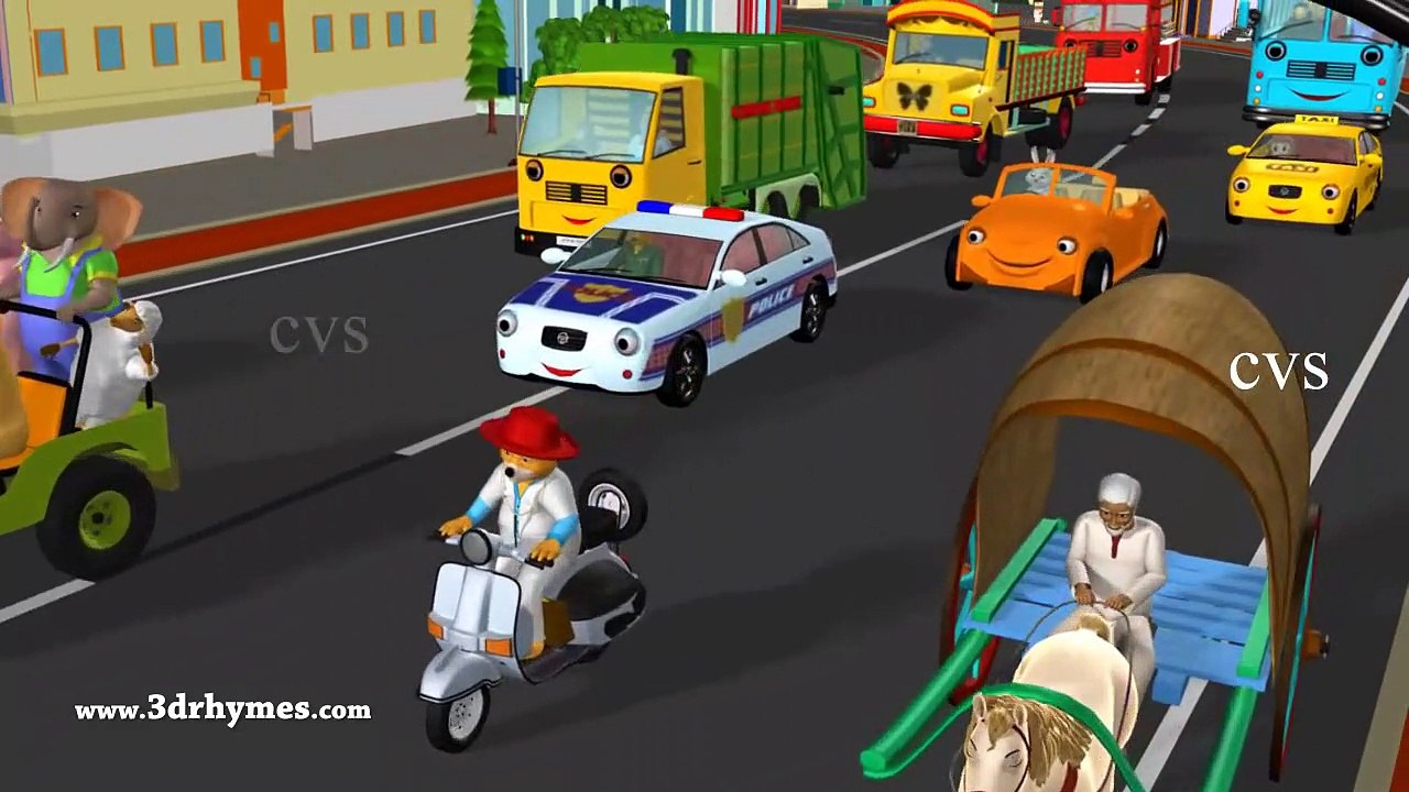 Wheels on the Car _ Driving in My Car _ 3D Baby Songs &asd Nursery Rhymes for C