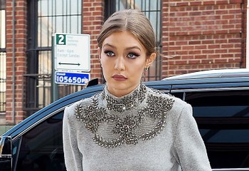 Scary Skinny Gigi Hadid Bares Her Abs In Crop Top
