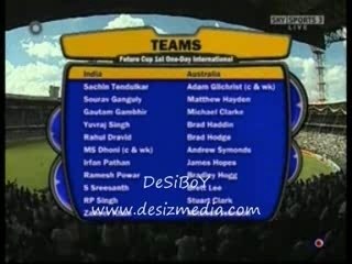 Ind v Aus Future Cup 1st ODI P1