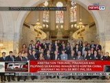 Arbitration Tribunal, pinanigan ang Pilipinas sa kasong inihain nito kontra China