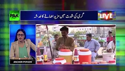 Veena Malik first time as Newscaster at Bol tv