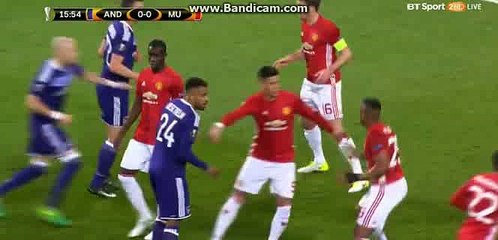 Isaac Kiese Thelin Disallowed Goal HD - Anderlecht 1-0 Manchester United - 13.04.2017