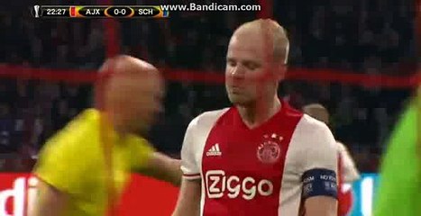 Davy Klaassen Penalty Goal HD - Ajax 1-0 Schalke 04 - 13.04.2017 HD