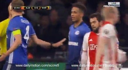 Davy Klaassen Goal Ajax 1 - 0 Schalke Europa League 13-4-2017