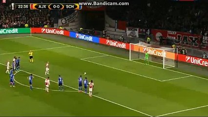 Davy Klaassen Goal HD - Ajax 1-0 FC Schalke 04 13.04.2017 HD (1)