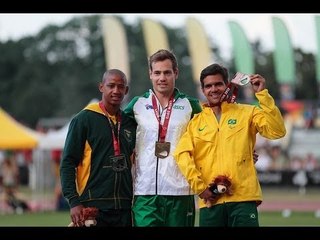 Athletics - men's 100m T38 final - 2013 IPC Athletics WorldChampionships, Lyon