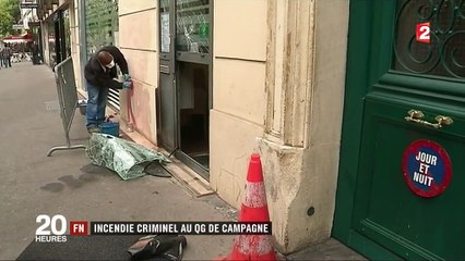 FN : incendie criminel au QG de campagne de Marine Le Pen