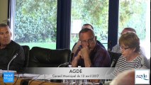 AGDE - Conseil municipal 12 avril 2017