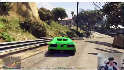 That moment when your frend can't drive your car in Grand Theft Auto V