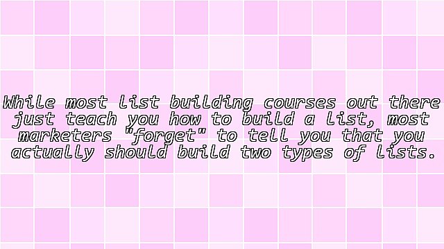 How to Build a Buyers List for Unlimited Future Profits