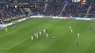 Cenk Tosun Goal HD - Olympique Lyonnais 0-1 Beşiktaş - 13.04.2017 HD (1)