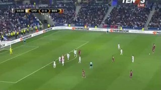 Cenk Tosun Goal HD - Olympique Lyonnais 0-1 Beşiktaş - 13.04.2017 HD