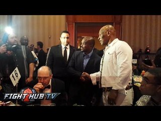 The one time Timothy Bradley met Mike Tyson for dinner