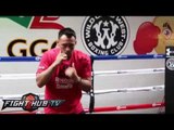 Robert Guerrero vs. Aron Martinez Full Video-Guerrero media workout video