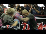 Miguel Cotto vs. Daniel Geale Full Video- Complete Cotto NY media workout video
