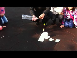 roket deneyi yapılışı ( sirke ve karbonat )