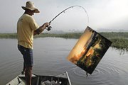 Pescando Fotografias