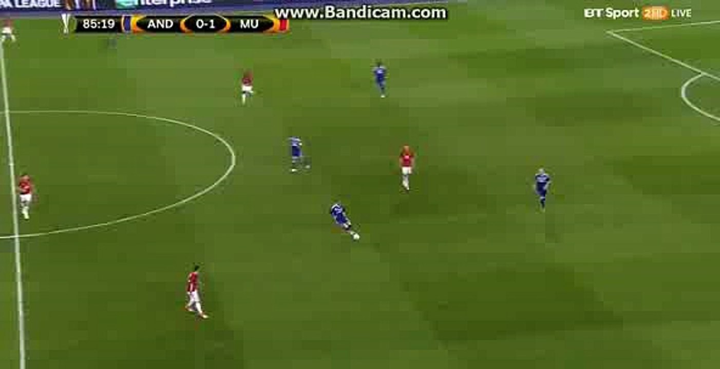 Leander Dendoncker Amazing Goal HD - Anderlecht 1-1 Manchester United - 13.04.2017