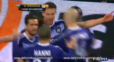 Leander Dendoncker Goal Anderlecht 1 - 1 Manchester United Europa League 13-4-2017