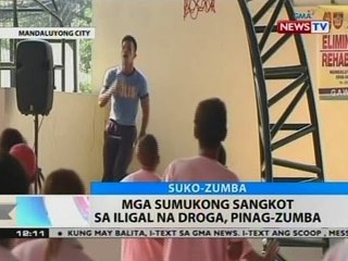 BT: Mga sumukong sangkot sa iligal na droga, pinag-zumba