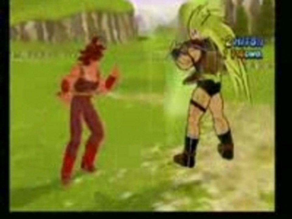 Budokai AF Bardok VS Radditz SSj