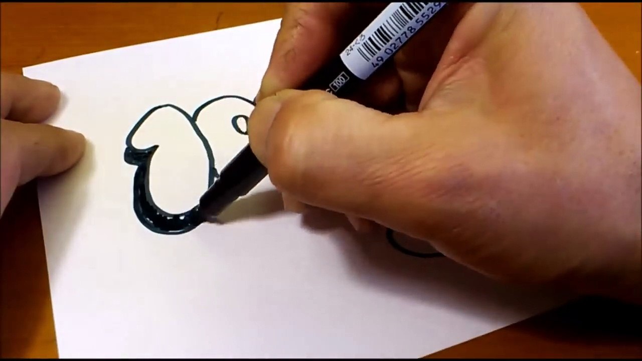 How To Draw Graffiti Bubble letters Thank You ! 100,000 SUBSuAISj1ImNv8 video Dailymotion